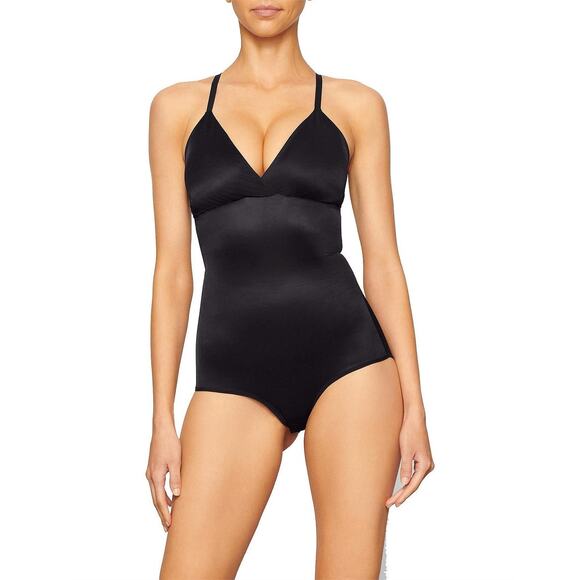 SKIMS Barely There Shapewear Bodysuit Brief W Snaps - M Onyx - Picture 1 of 4